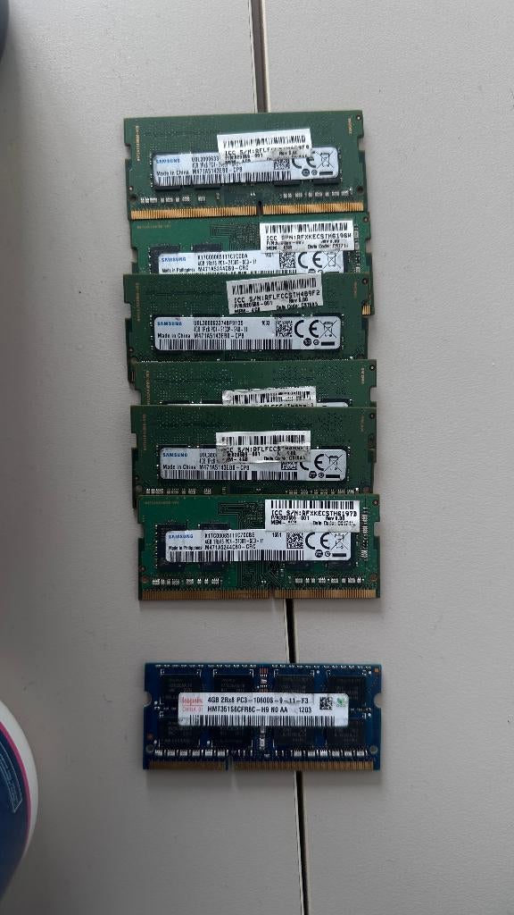 Partij DDR3 & DDR4 RAM – 4GB/8GB modules, werkt goed, Gebruikt, DDR4, 8 GB, Ophalen of Verzenden