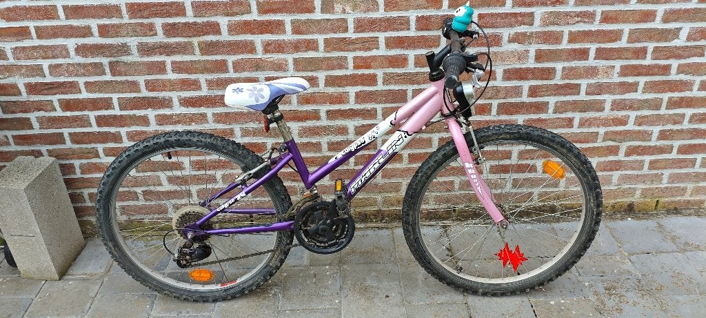 Meisjes mountainbike 24" Marlin calypso, Fietsen en Brommers, Ophalen, Velgrem, Gebruikt, 24 inch