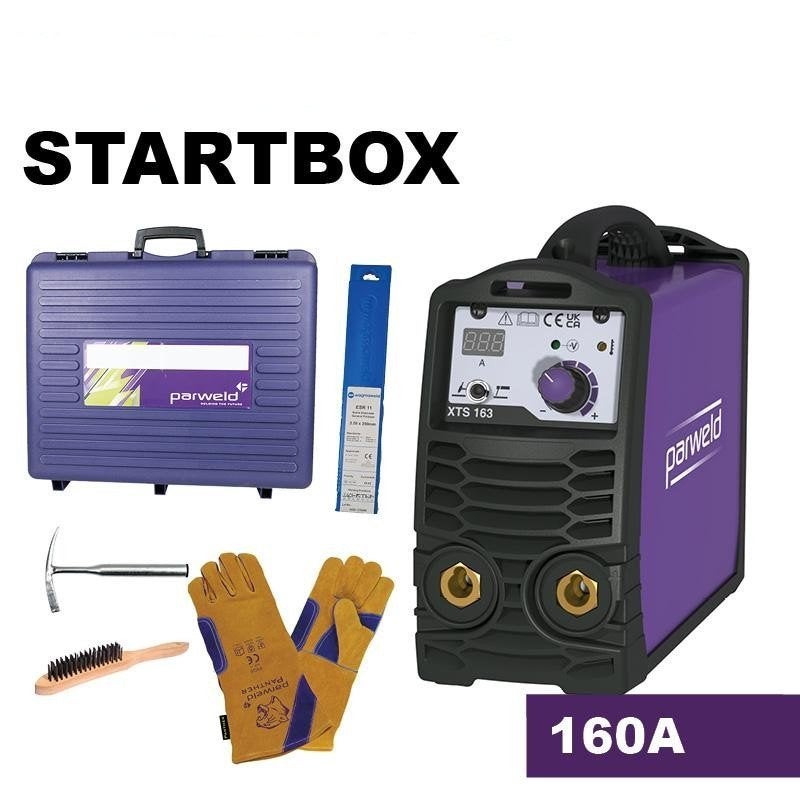 Nieuw Startersset Parweld XTS 163 Baguette Elektrode Laspost, Enlèvement ou Envoi, Neuf, 150 à 250 ampères, Électrodes