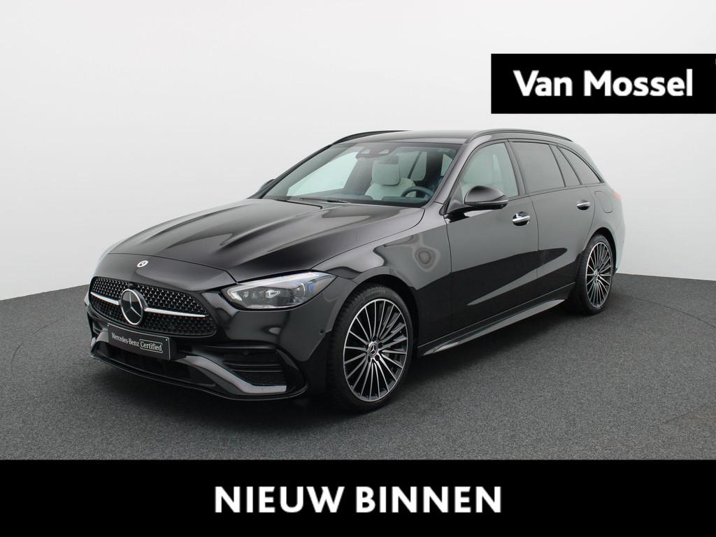 Mercedes-Benz C 300 e Break Star Edition + LEDER + DIGITAL L, Auto's, Automaat, Verblindingsvrij grootlicht, Achterwielaandrijving