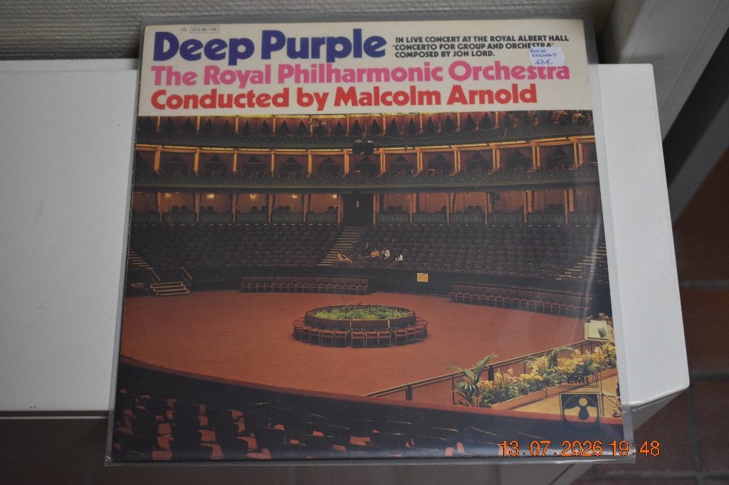LP : Deep Purple - In Live concert, Cd's en Dvd's, Beschermende buitenhoes, Ophalen of Verzenden, Gebruikt, LP