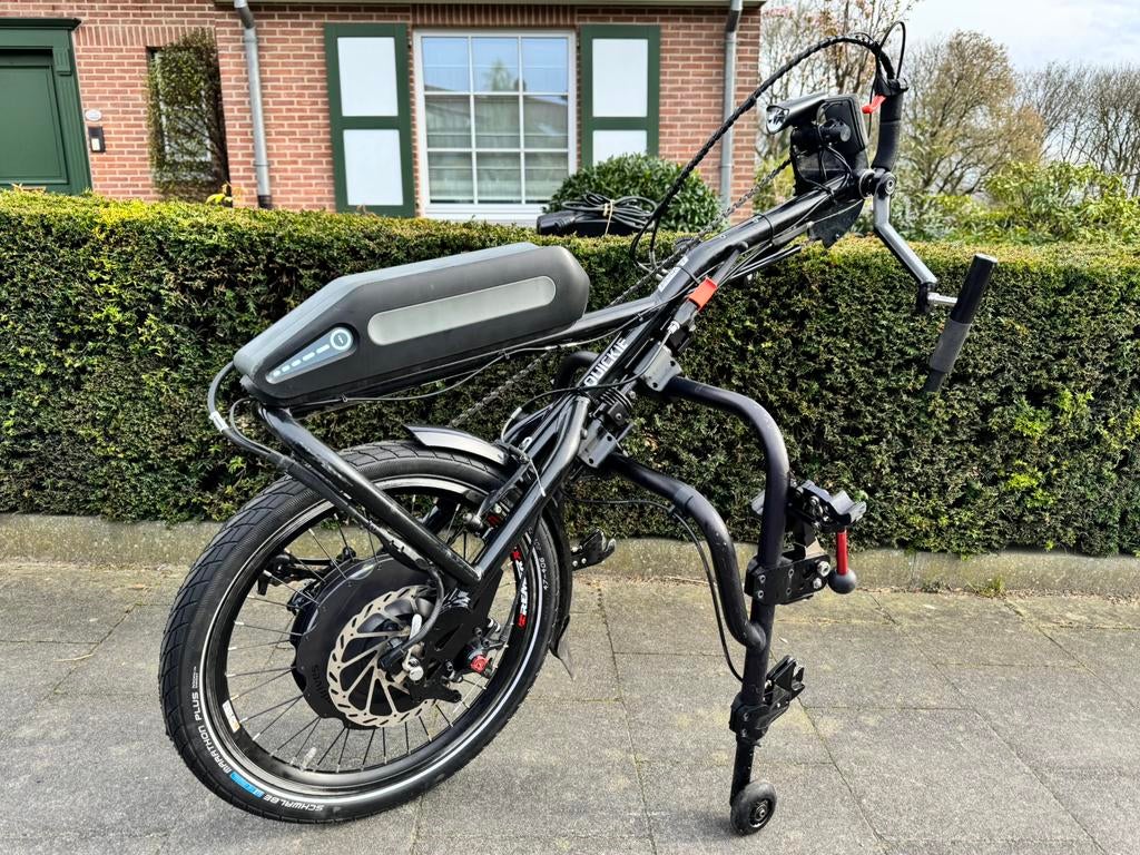 Elektrische Handbike Quickie Attitude Quickie Hybrid, Ophalen of Verzenden, Inklapbaar, Zo goed als nieuw, Elektrische rolstoel