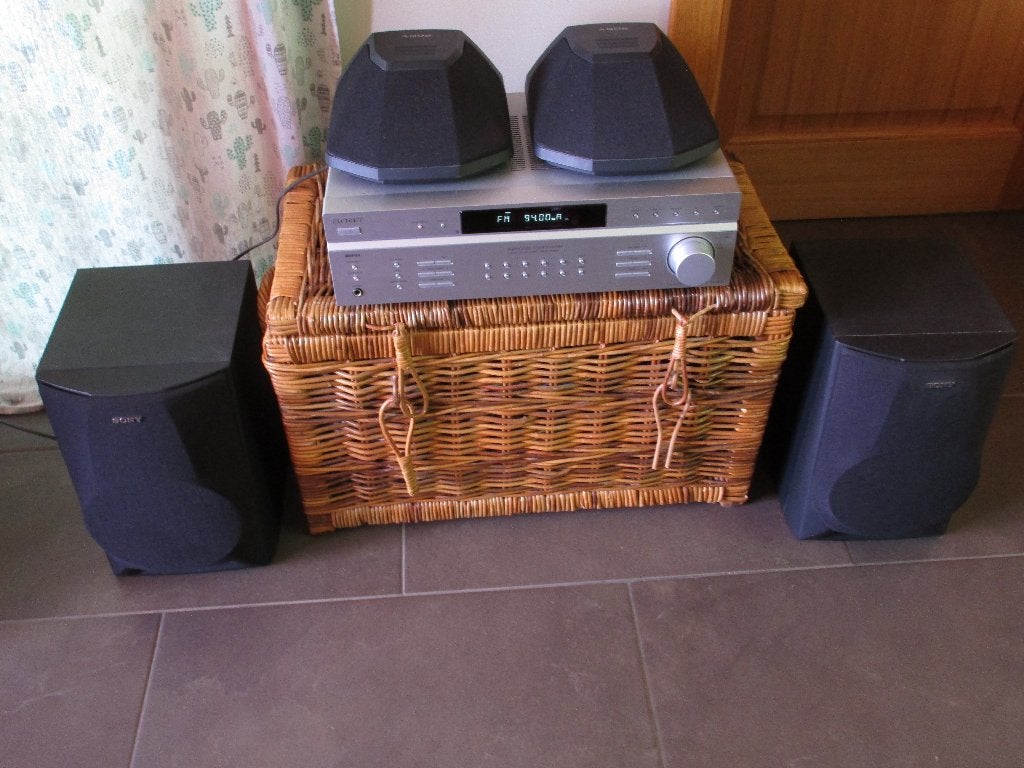 ampli-tuner SONY STR-DE197 avec 4 enceintes, Enlèvement ou Envoi, Sony
