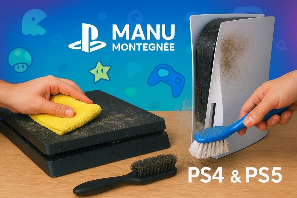 SURCHAUFFE & NETTOYAGE CONSOLE & MANETTES PS5/PS4, Enlèvement ou Envoi, Comme neuf