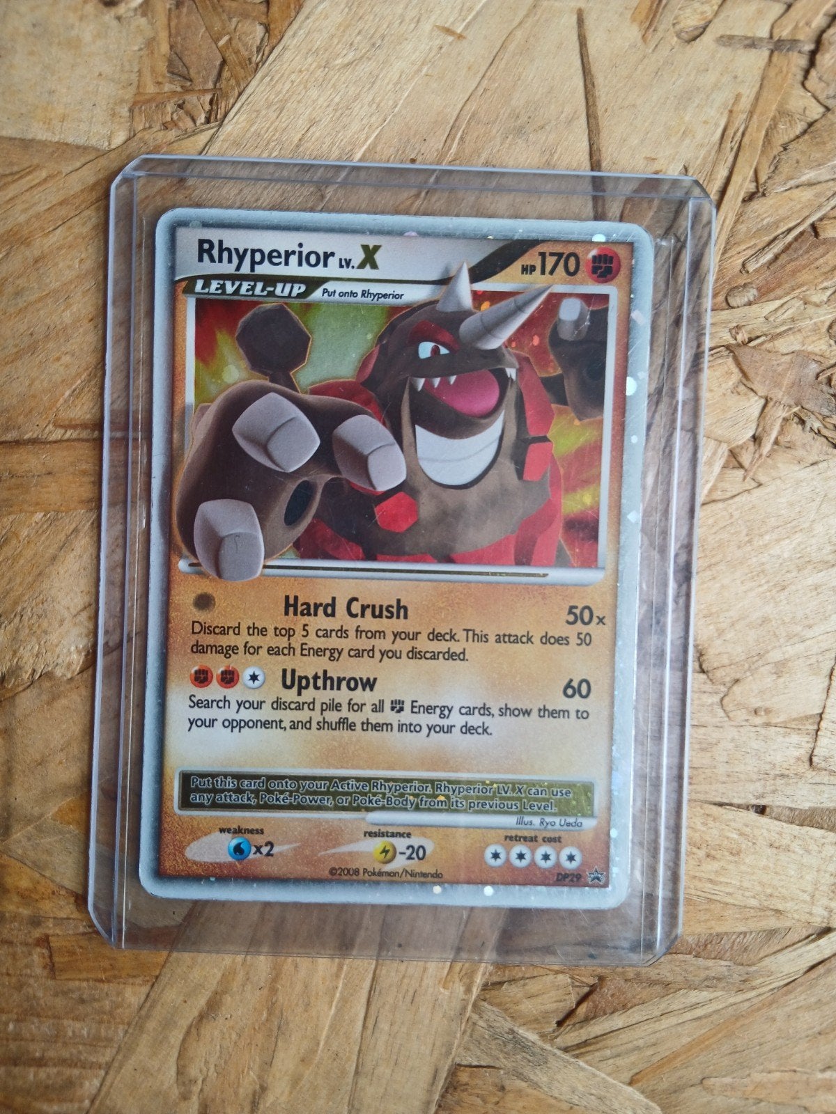 Rhyperior LV.X (DP29) pokémon kaart, Hobby en Vrije tijd, Ophalen of Verzenden