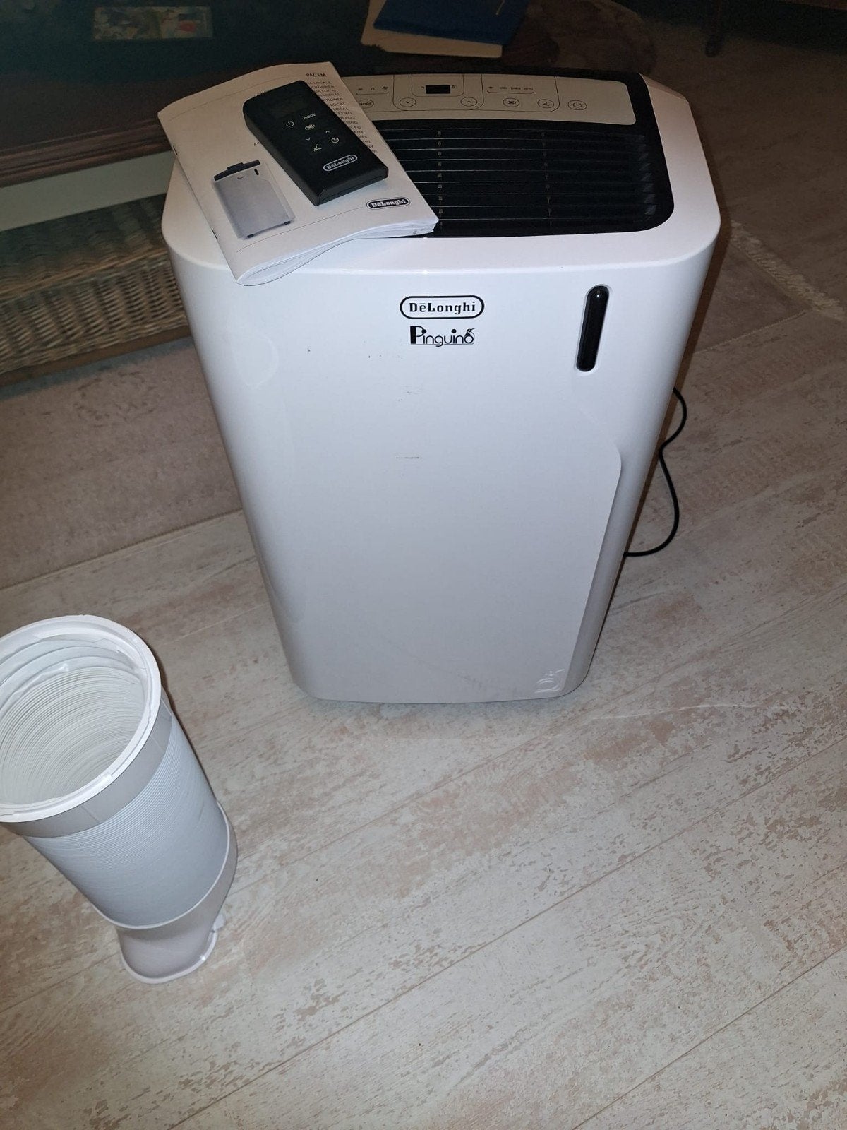 Mobiele Airco DeLonghi EM90 silent, Elektronische apparatuur, Airco's, Ophalen, Mobiele airco, Afstandsbediening