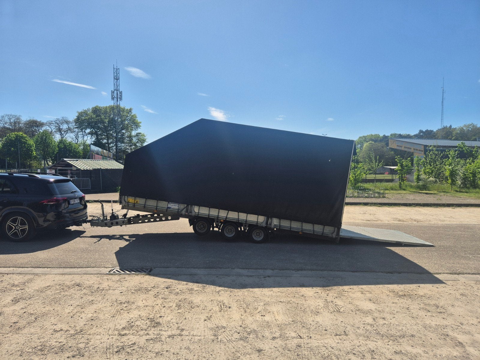 Nacelle inclinable multi-transporteurs Ifor Williams 3500 kg, Autos : Divers, Remorques, Enlèvement