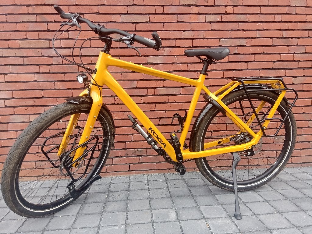 Koga Worldtraveler Signature Yellow M 56, 10 tot 15 versnellingen, 56 cm of meer, Schijfrem, Ophalen