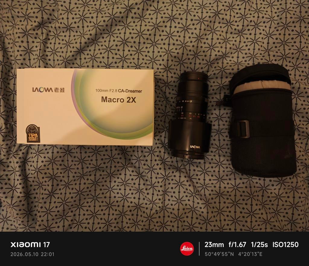 Objectif laowa macro 2x, TV, Hi-fi & Vidéo, Appareils photo numériques, Enlèvement