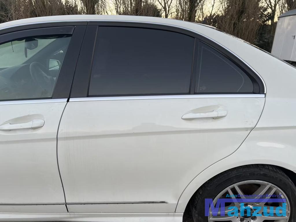 MERCEDES C KLASSE W204 WIT 650 links achter deur 2007-2011, Auto-onderdelen, Gebruikt, Mercedes-Benz AG, Deur, Mercedes-Benz