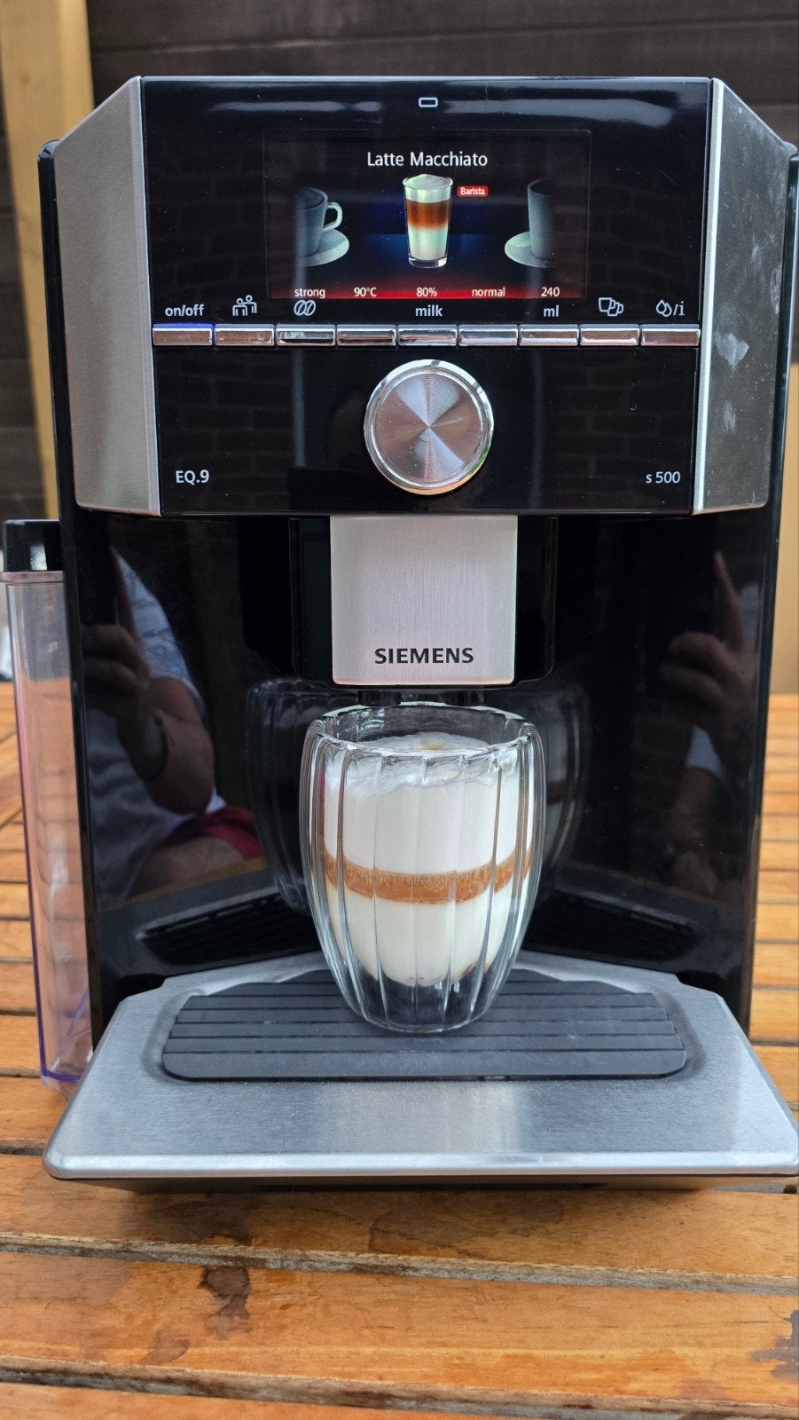espresso machine siemens eq9 s500, Elektronische apparatuur, Koffiezetapparaten, Ophalen, Koffiemachine, Koffiebonen, Zo goed als nieuw