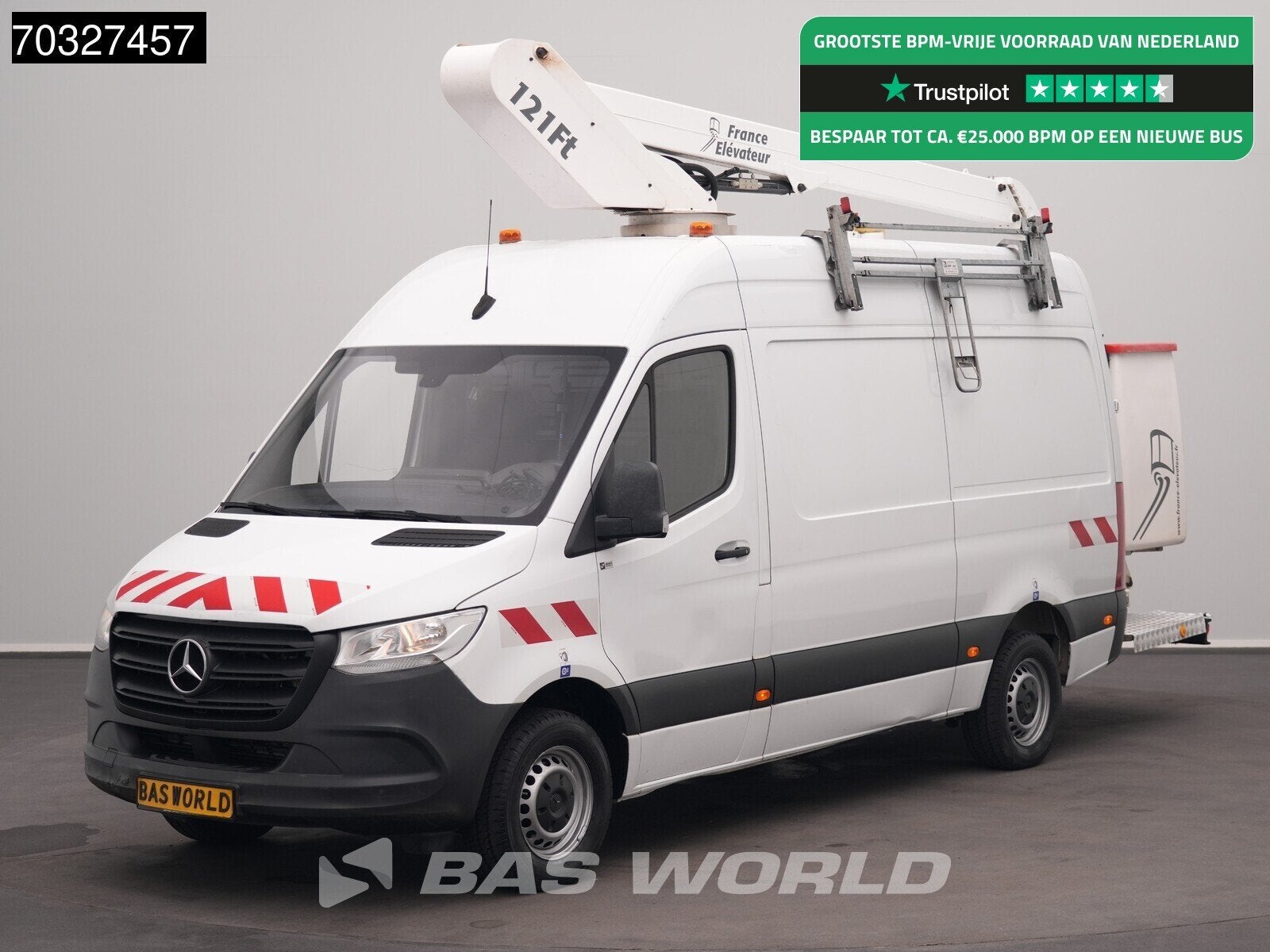 Mercedes Sprinter 314 CDI Hoogwerker 12m Werkhoogte L2H2 Tre, Start-stop-systeem, Stof, Gebruikt, Euro 6