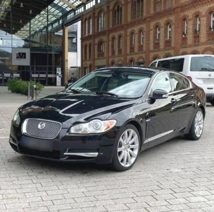 Jaguar XF 2.7 207cv V6, met keuring, roze papier, Auto's, Automaat, Achterwielaandrijving, Zwart, Blauw