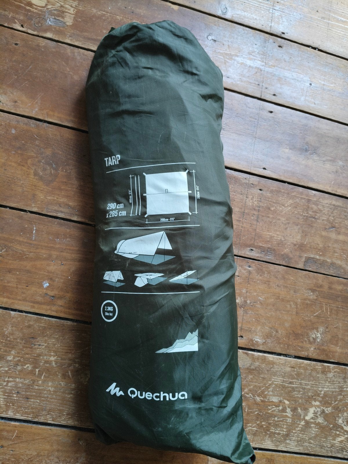 Tarp Quechua Decathlon, Caravanes & Camping, Tentes, Enlèvement ou Envoi