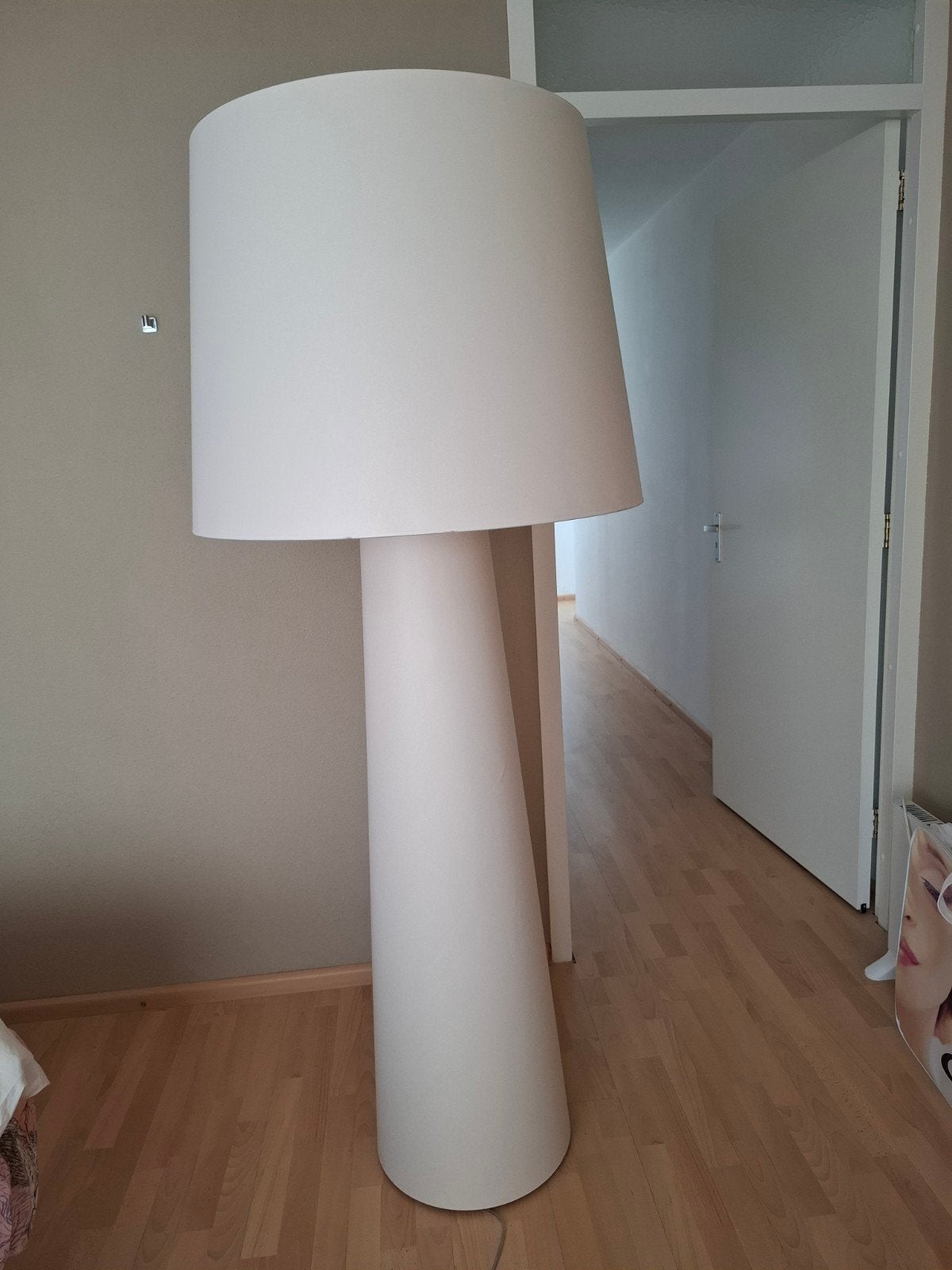 Grote vloerlamp met 3 fittingen en vloerschakelaar, Ophalen, Gebruikt, Modern, 150 tot 200 cm