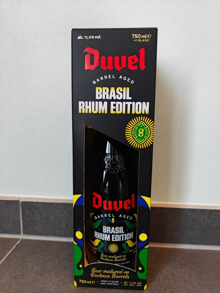 Duvel Brasil Rhum Edition + glas, Enlèvement ou Envoi, Neuf, Autres types, Duvel