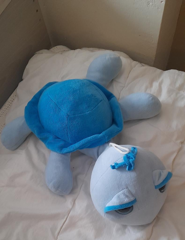 knuffel schildpad, Ophalen of Verzenden, Gebruikt, Blauw, Overige typen