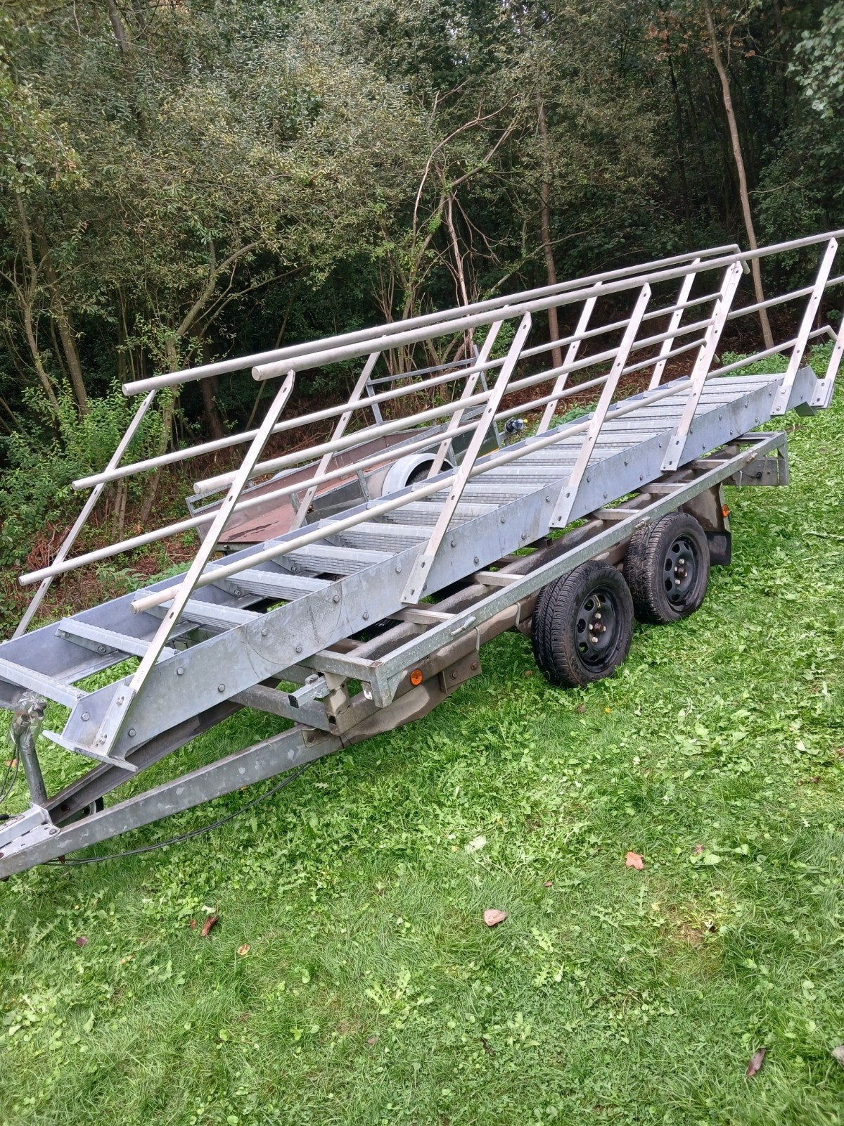 TRAP TRAPPEN GEGALVANISEERDE BORDES IJZER METAL, Enlèvement ou Envoi