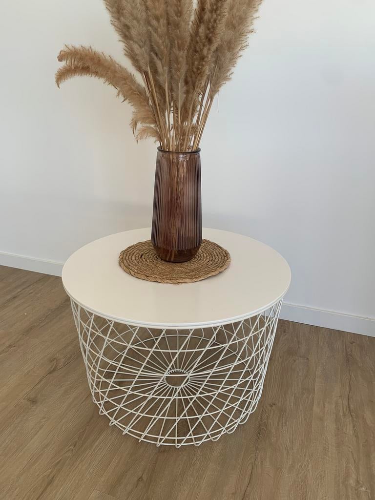 Bijzettafel met voorraadmand ikea 60 cm, Ophalen, Zo goed als nieuw