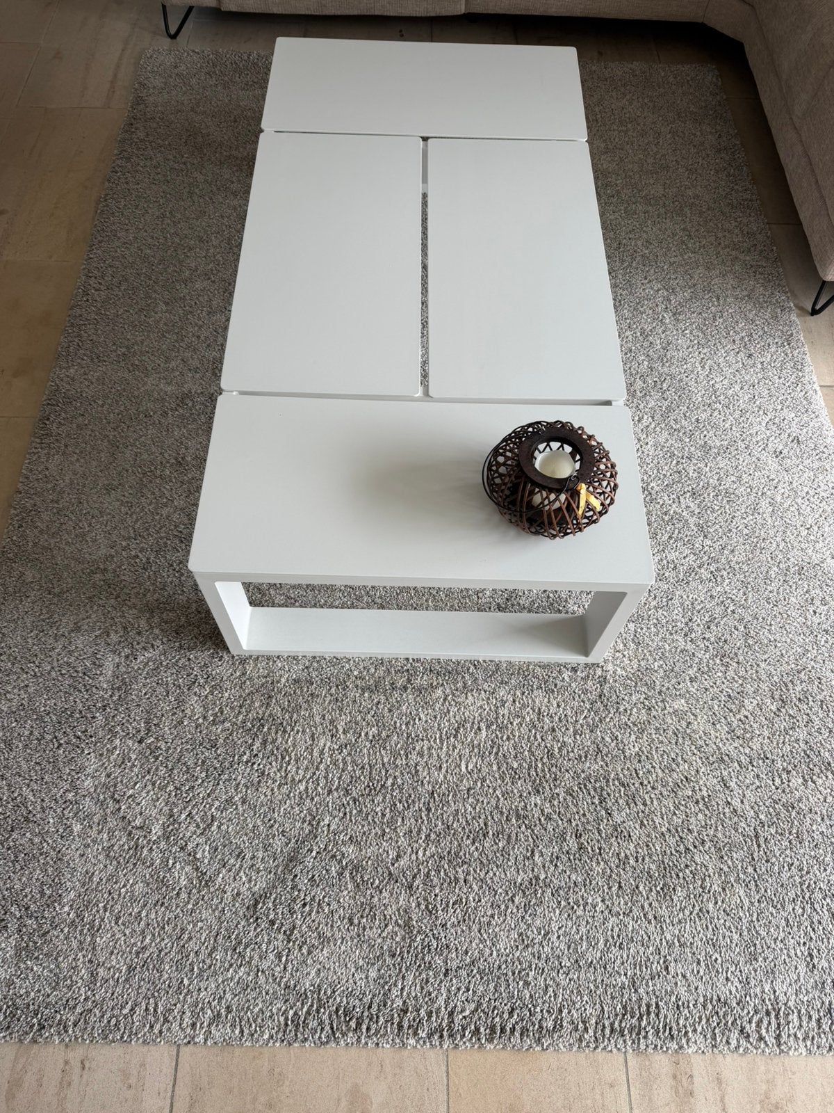 Tapijt 200 x 290 cm - grijze kleur - in verzorgde staat, Ophalen, Gebruikt, 150 tot 200 cm, 200 cm of meer