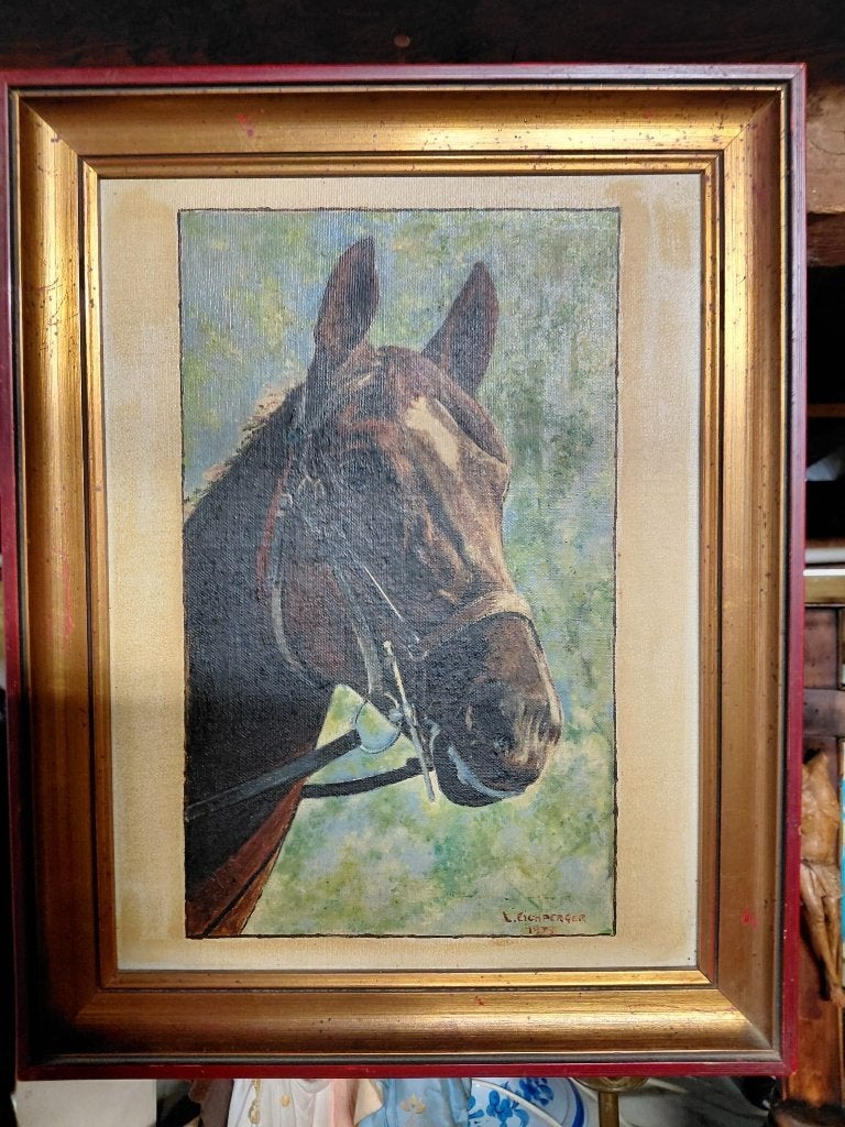Schilderij van paard, Enlèvement