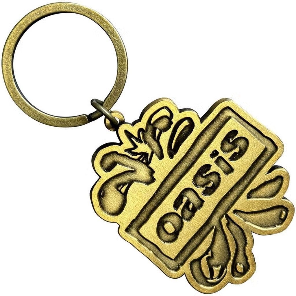 Oasis Gold Logo Splat - Sleutelhanger, Ophalen of Verzenden, Nieuw