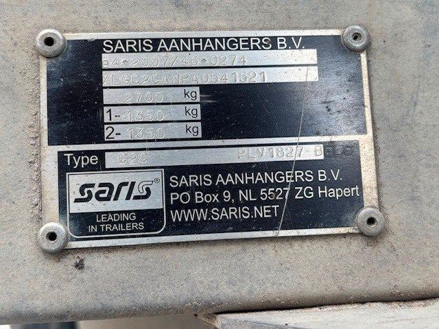 aanhangwagen, Enlèvement, Utilisé