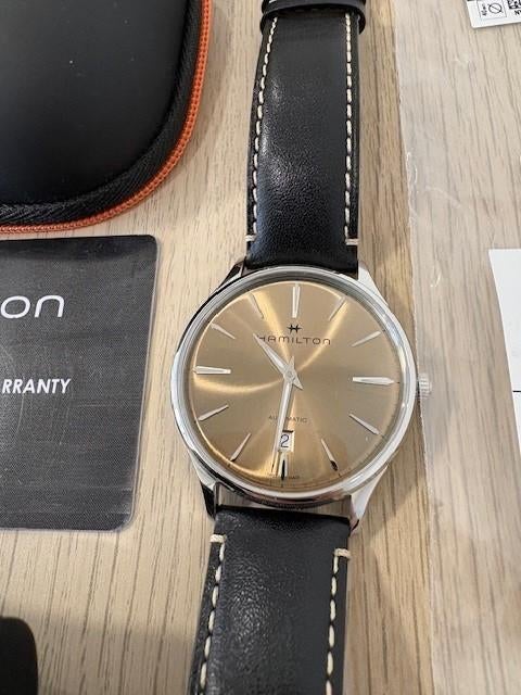 HAMILTON Jazzmaster Thinline Auto | H38525721, Enlèvement, Neuf, Montre-bracelet