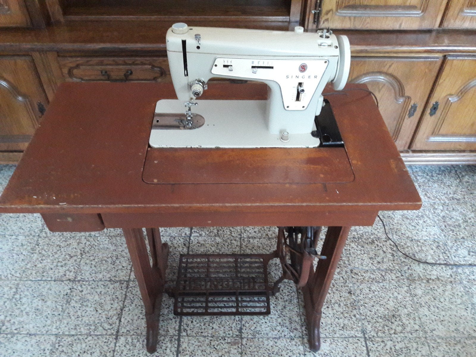 Ancienne machine à coudre SINGER, Enlèvement, Machine à coudre, Singer