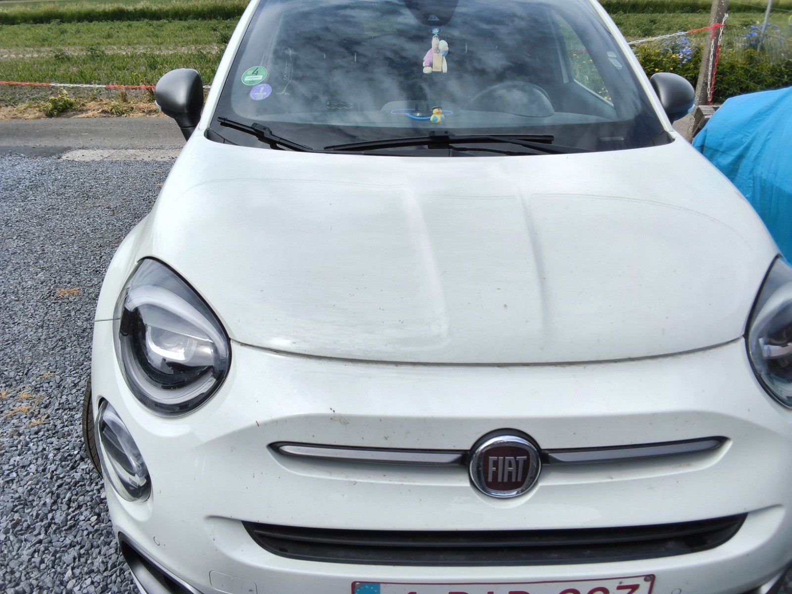 Fiat 500 X sport bouwjaar 2021., Auto's, Fiat, Voorwielaandrijving, Euro 6, Leder en Stof, Wit