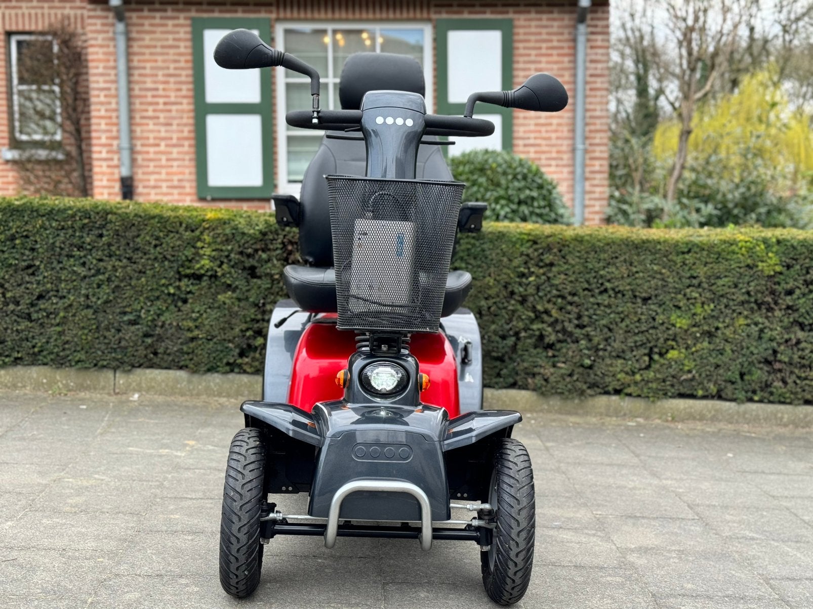 Scootmobiel Life&Mobility Mezzo 4 rosso elektrische scooterj, Ophalen of Verzenden, Inklapbaar, Zo goed als nieuw, Elektrische rolstoel
