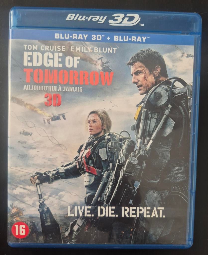 Blu-ray 3D Edge of Tomorrow ( Tom Cruise,...), Enlèvement ou Envoi