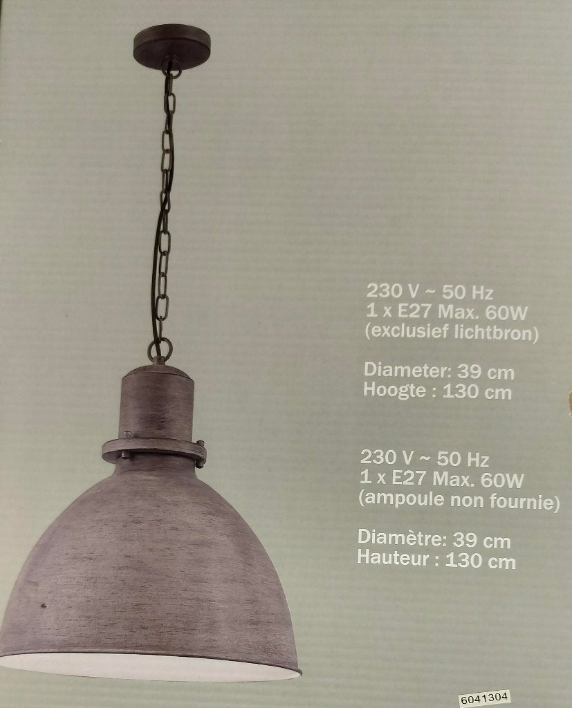 Industriële hanglamp, Ophalen, Nieuw