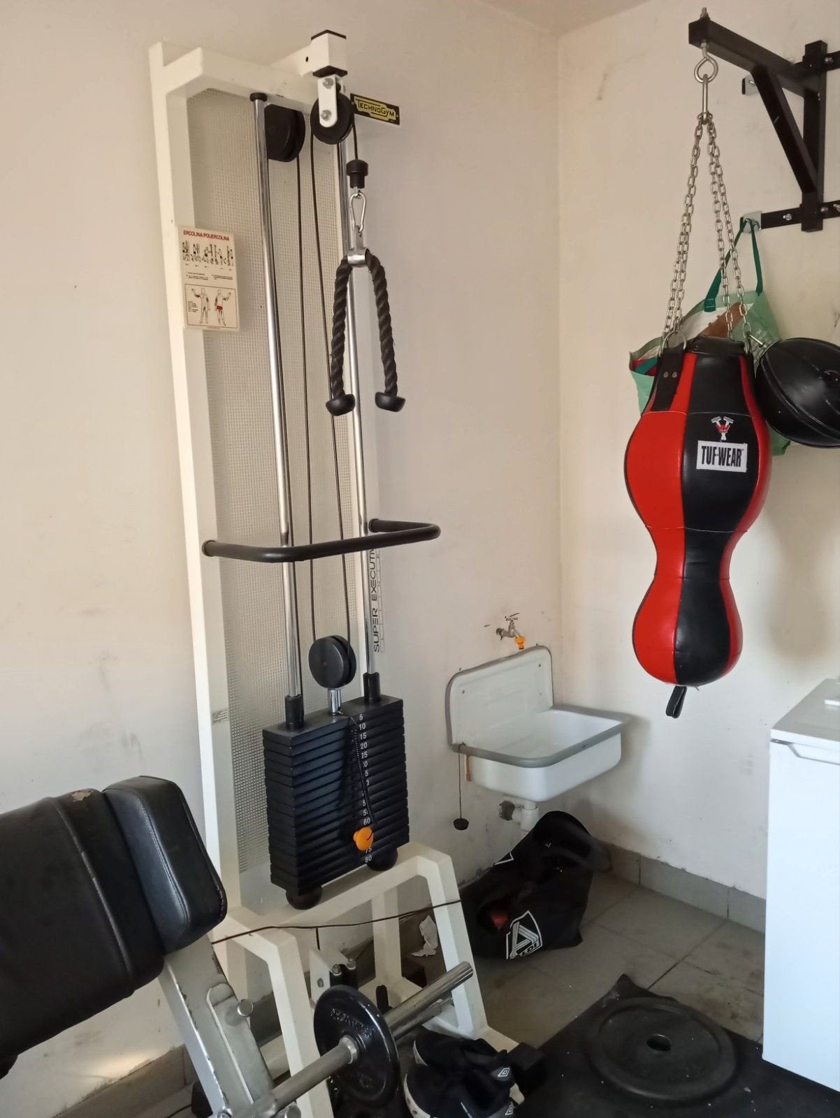 Technogym toestel, Ophalen