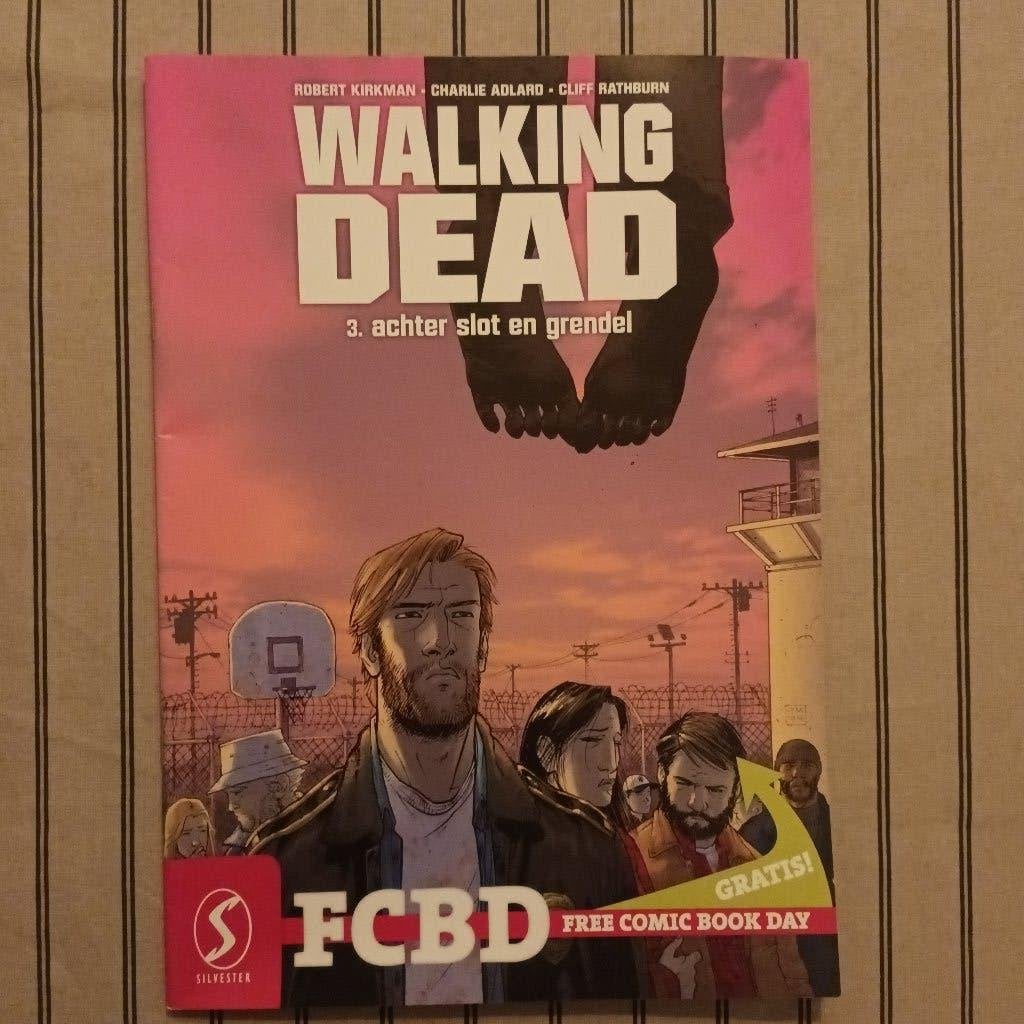 walking dead 3: achter slot en grendel, Eén stripboek, Ophalen of Verzenden, Zo goed als nieuw