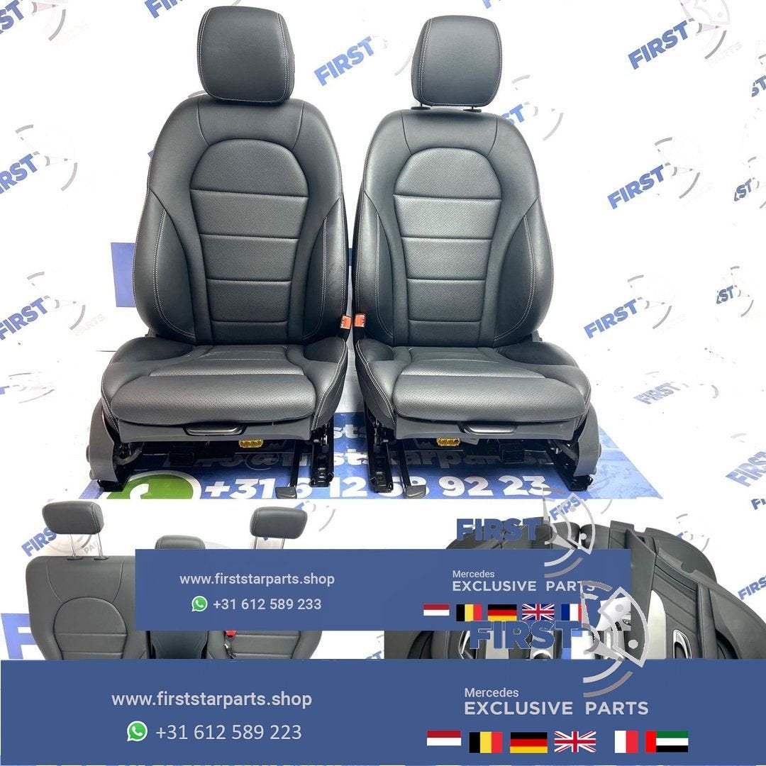W205 C43 AMG interieur Mercedes C Klasse 2020 stoelen Ledere, Auto-onderdelen, Gebruikt, -, Ophalen of Verzenden, -