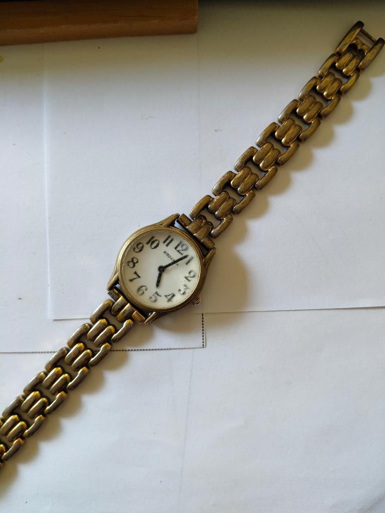 Vintage Rodania horloge, Overige merken, Staal, Gebruikt, Staal