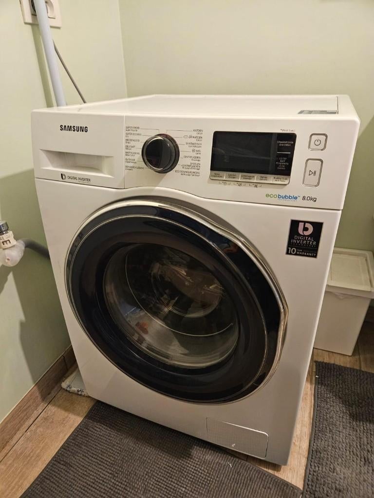 Samsung EcoBubble Washing Machine 5000 Series - 8kg, Electroménager, Lave-linge, Utilisé, Élévateur, 8 à 10 kg, 85 à 90 cm, 1200 à 1600 tours