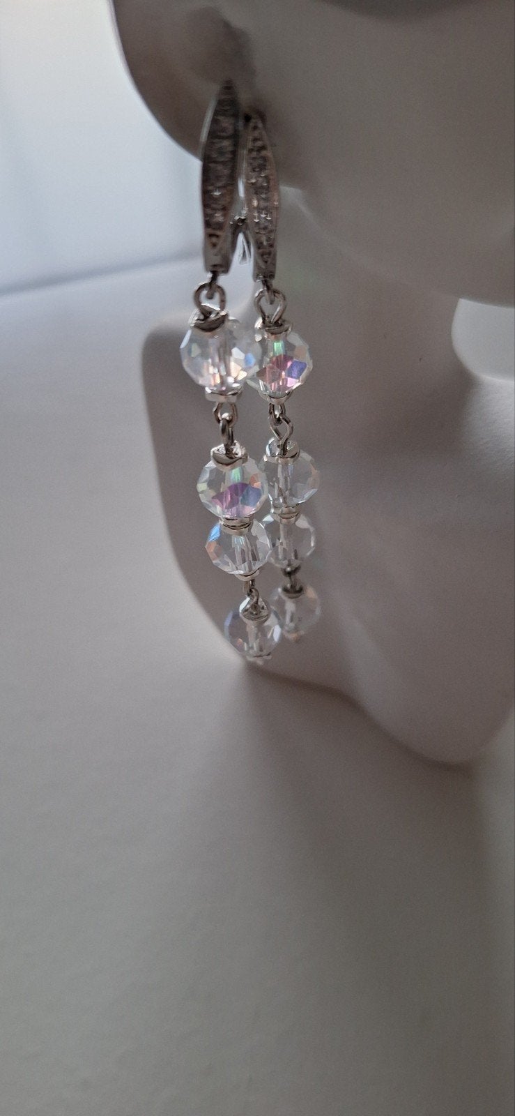 boucles d'oreilles, Envoi, Neuf, Autres matériaux, Pendantes