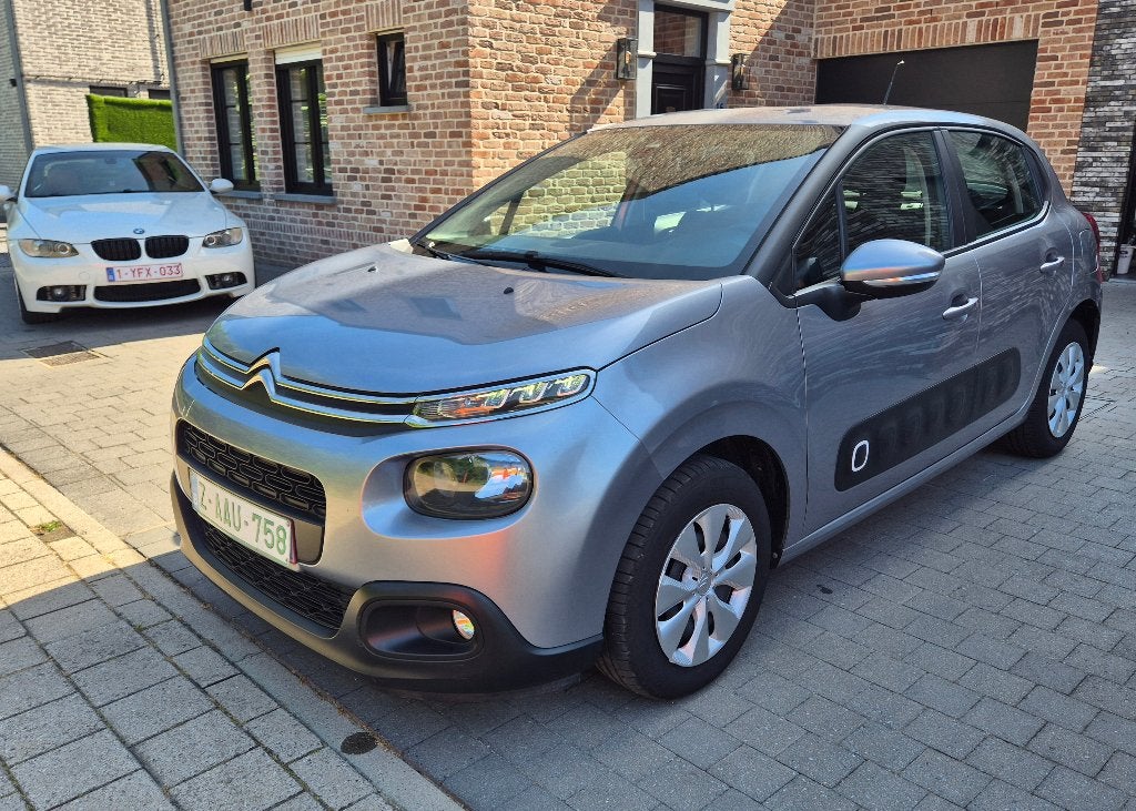 Citroën C3 1.2benzine 2019 AC Navi Carplay GARANTIE, Argent ou Gris, Achat, Euro 6, Entreprise