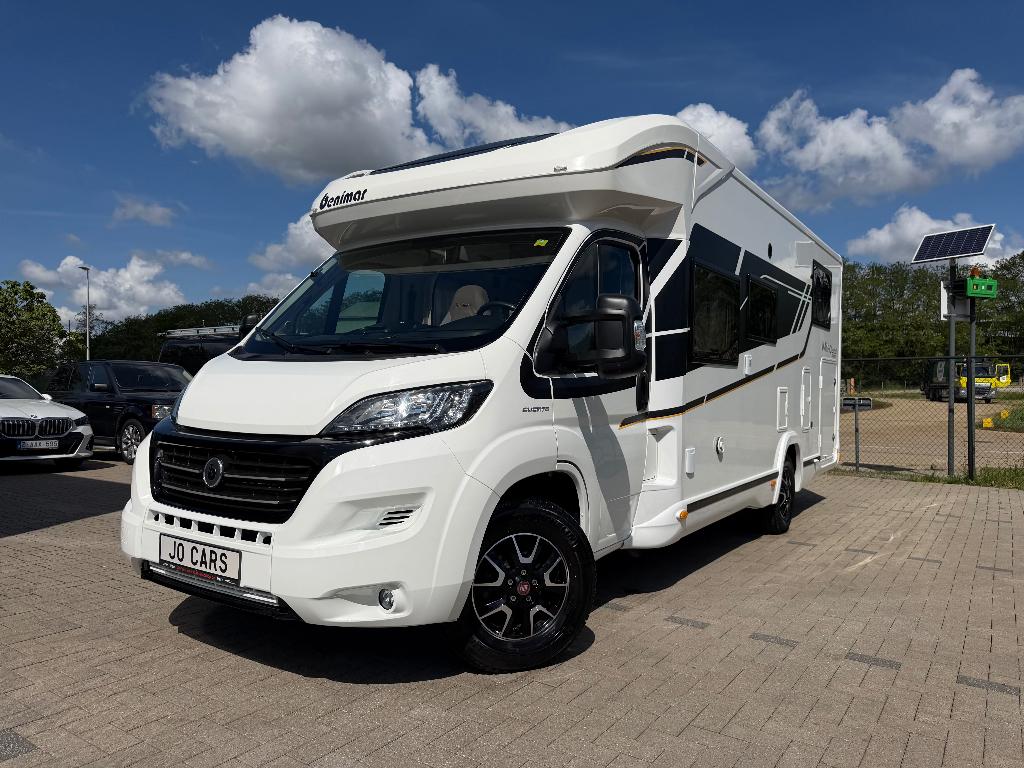 BENIMAR MILEO 263/Fiat 2.3 140 pk/Alle Luxe/42000 KM/ Nieuw/, Caravans en Kamperen, Mobilhomes, Chemisch toilet, Ringverwarming