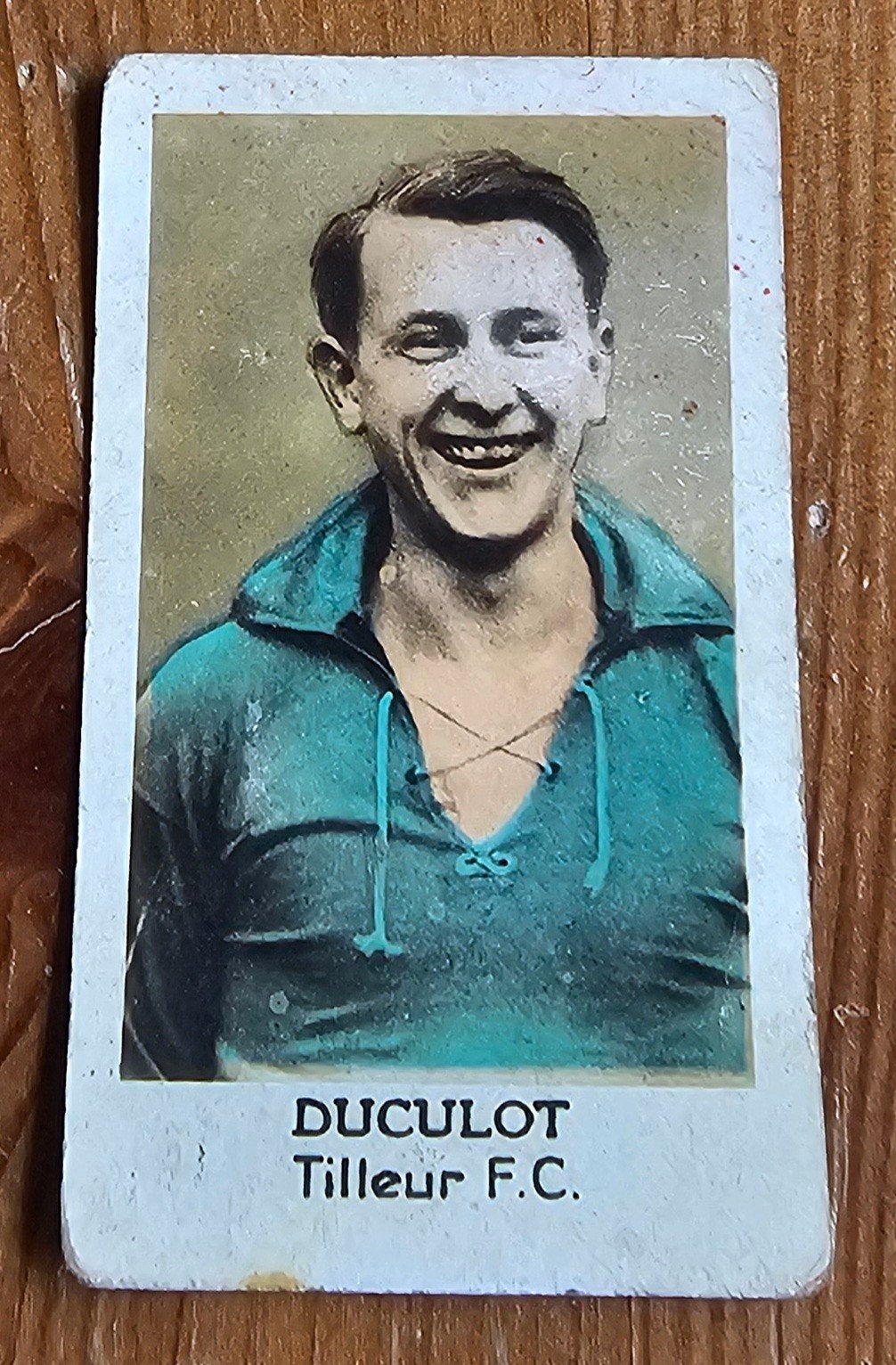 Duculot 1932 (pour panini) Tilleur FC Chromo Football !, Enlèvement ou Envoi, Utilisé, Image