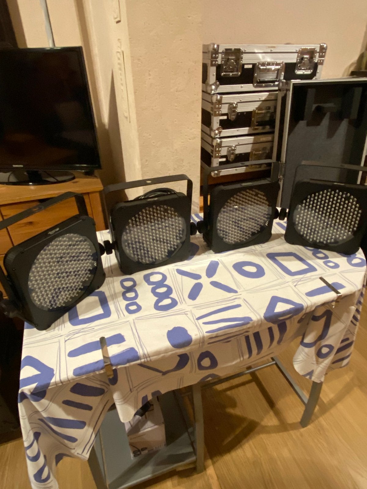4x JB Systems Plano Spot Led, Muziek en Instrumenten, Licht en Laser, Ophalen, Zo goed als nieuw