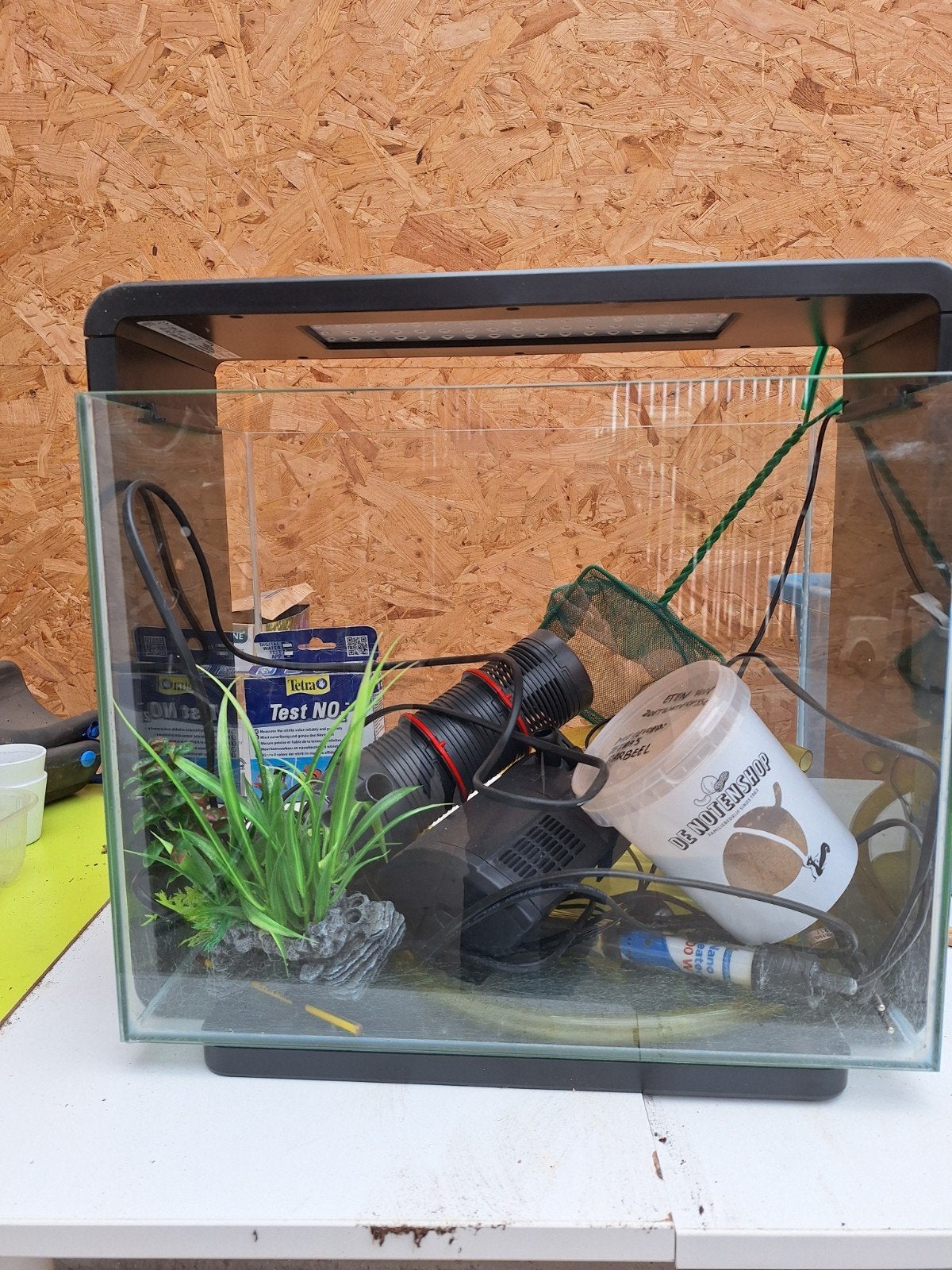 Aquarium 40l met toebehoren, Ophalen, Gebruikt, Leeg aquarium, Superfish