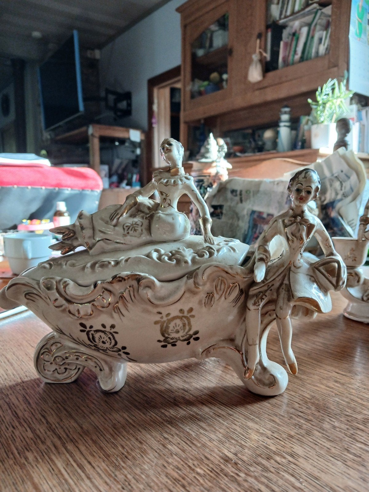 Calèche en porcelaine vintage, Enlèvement
