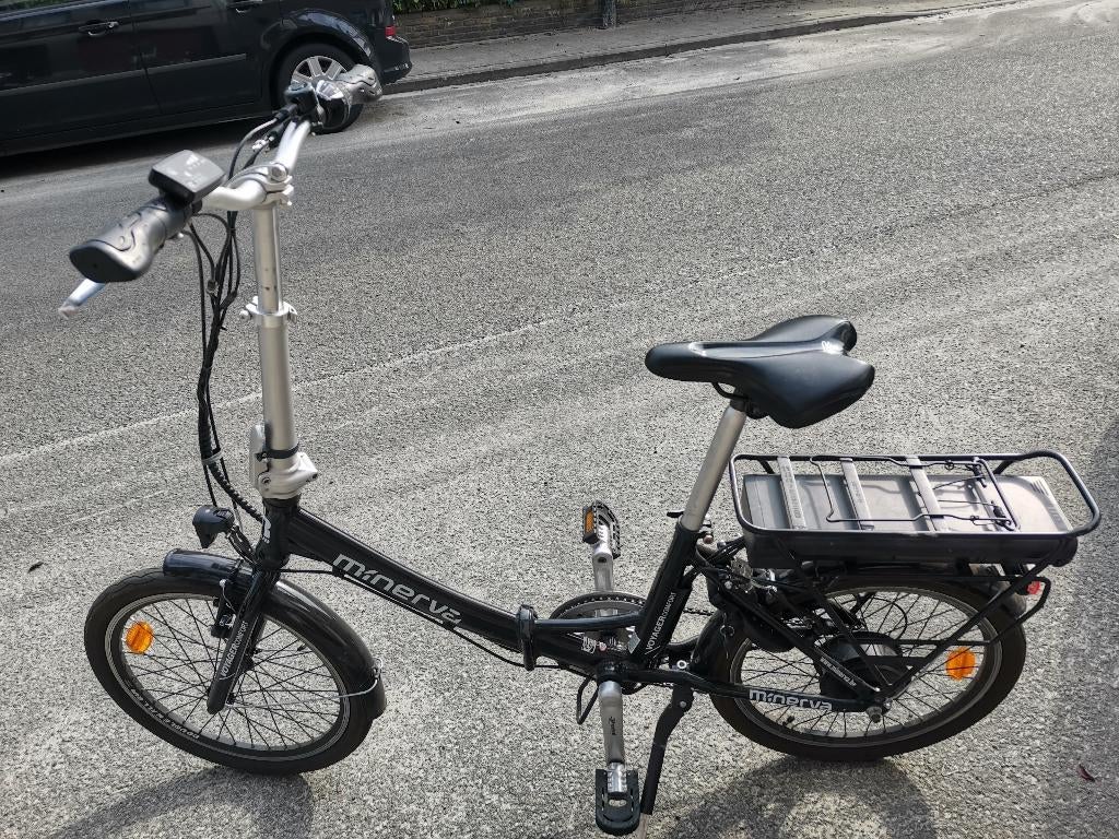 elektrische plooifiets Minerva, Ophalen, Gebruikt
