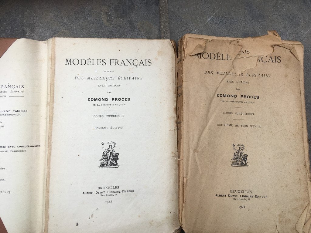Modèles Français - meilleurs écrivants -E. Proces 1922-1923, Ophalen of Verzenden