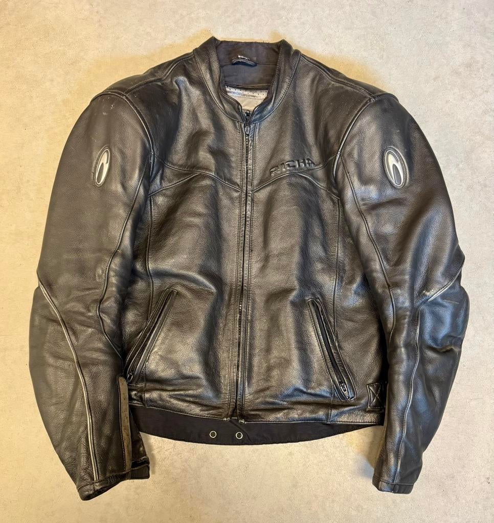 Veste de moto en cuir Richa pour homme taille D50 UK40, Motos, Enlèvement, Seconde main, Hommes, Manteau | cuir