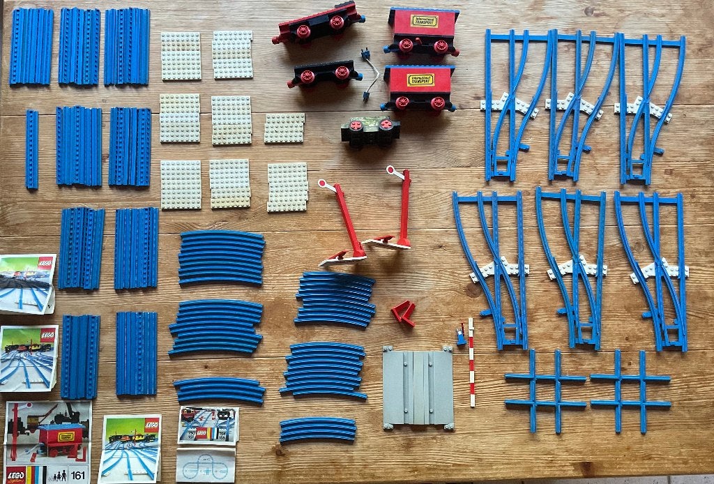 Vintage legoset (railthema uit de jaren 70), Gebruikt, Lego, Overige typen, Ophalen of Verzenden