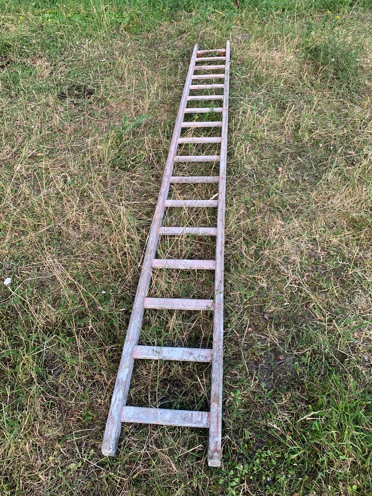 Steekladder, Doe-het-zelf en Bouw, Ladders en Trappen, Ophalen of Verzenden, Gebruikt